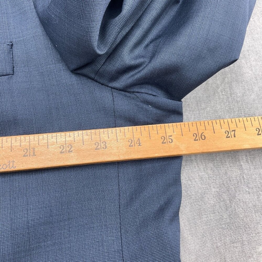 CCS Suit Men 51R/43W x 30L Dynamic Concept Blue‎ Wool Classic Career 2pc - Picture 5 of 16